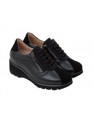 copy of Zapato Velcro Caoba Piel-Ante Tallas Pequeñas 5856PPS
