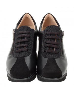 copy of Zapato Velcro Caoba Piel-Ante Tallas Pequeñas 5856PPS