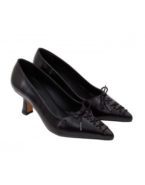 Salón Negro Piel Tallas Pequeñas 8810PD