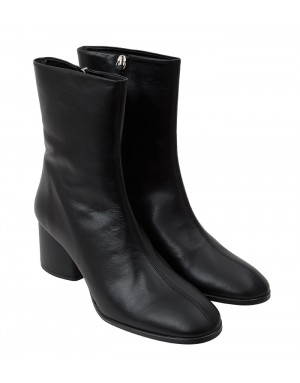 Botín Negro Piel Tallas Grandes 8960D