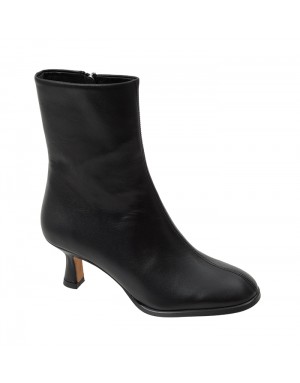 Botín Negro Piel Tallas Pequeñas 8980PD