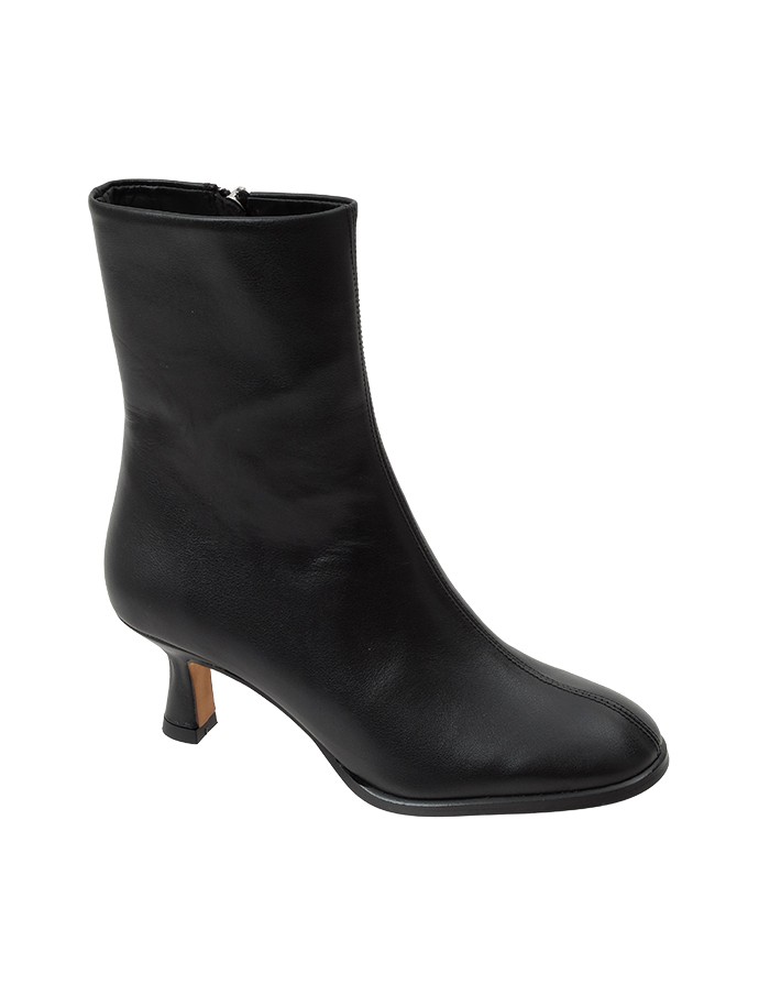 Botín Negro Piel Tallas Pequeñas 8980PD