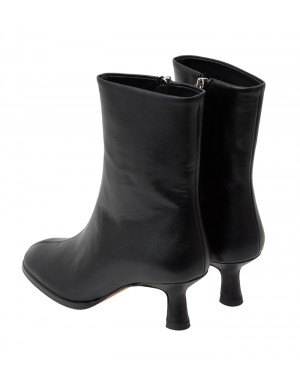Botín Negro Piel Tallas Pequeñas 8980PD