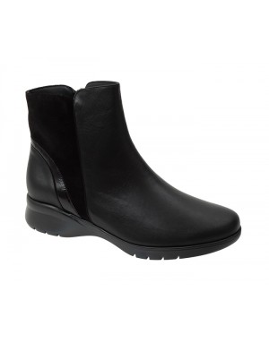 Botín Sport Negro Piel-Ante Tallas Grandes 5873PS