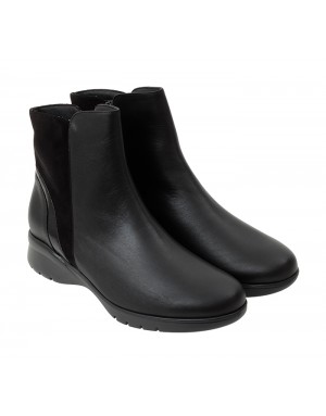 Botín Sport Negro Piel-Ante Tallas Grandes 5873PS