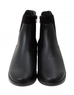 Botín Sport Negro Piel Tallas Grandes 2658PS