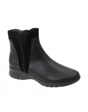 Botín Sport Negro Piel Tallas Grandes 2658PS