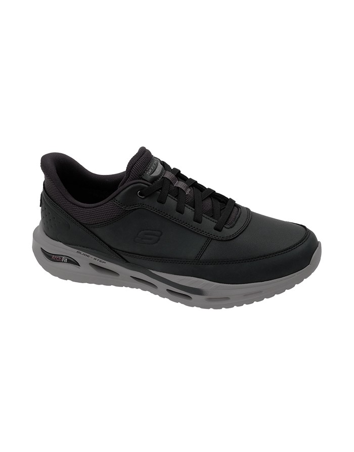 Deportivo Slip In Negro Piel SK35