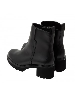 Botín Sport Negro Piel Tallas Grandes 802GA